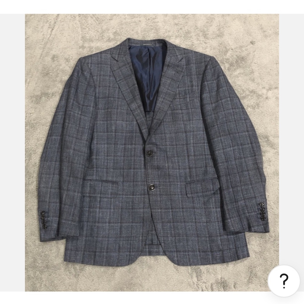 Ermenegildo Zegna Su Misura x Wilkes Bashford Mens US 42R Blazer Wool Silk Linen